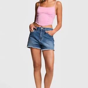 Victoria's Secret Pink Cinched Micro Corset Top